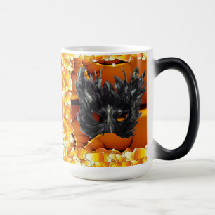 Mug Magic Masque d'Halloween noir effrayant