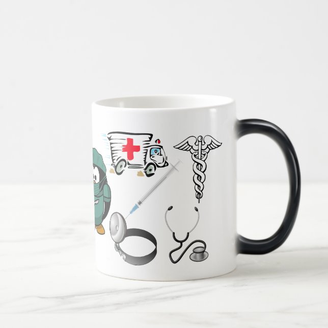 Mug Magic Médecin Infirmière Médicale Urgence Hôpital EMT Lo (Droite)
