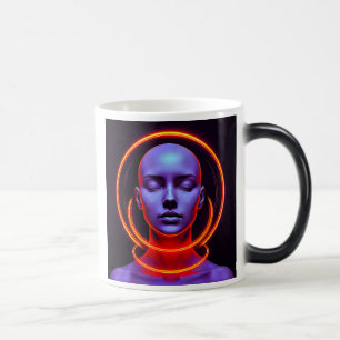 Mug Magic Méditation futuriste halo sacré