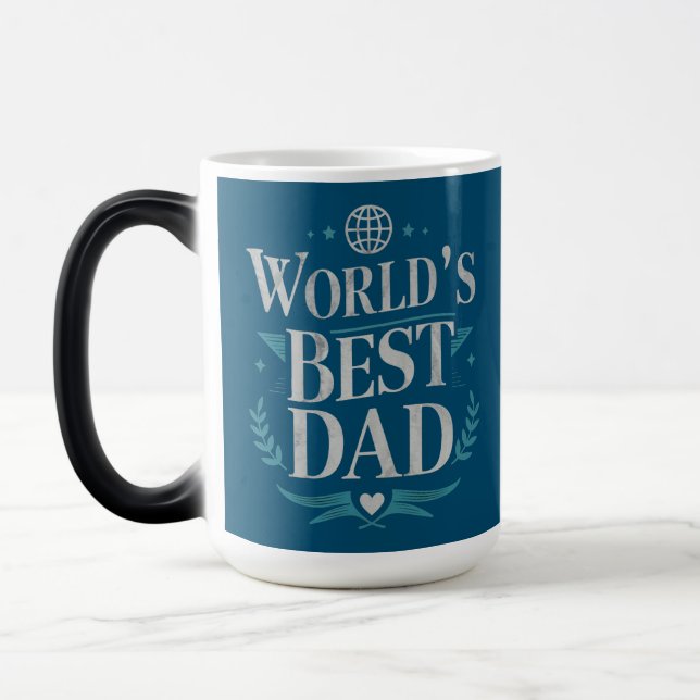 Mug Magic Meilleur Papa du Monde (Gauche)