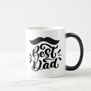 Mug Magic Meilleur papa, moustache
