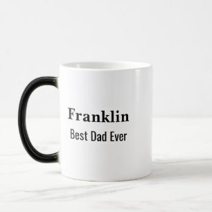 Mug Magic Meilleur Papa Personnalisé À Jamais Monogrammé