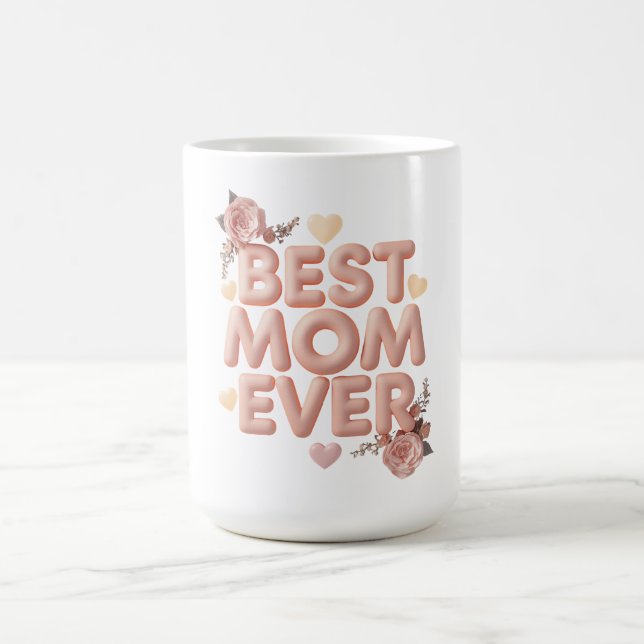 Mug Magic Meilleure Maman Ever Conception Florale 3D | Cadea (Centre)