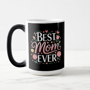 Mug Magic Meilleure maman jamais : Le design floral plein de