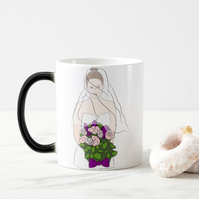 Mug Magic Meilleure mariée ever (Avec donut)