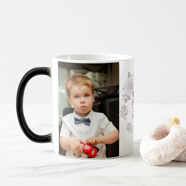 Mug Magic Meilleure MOM Jour des Mères Enfants Animaux de co (Avec donut)