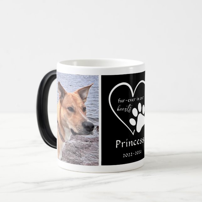 Mug Magic Mémoire photo pour animaux de compagnie moderne Co (Devant gauche)