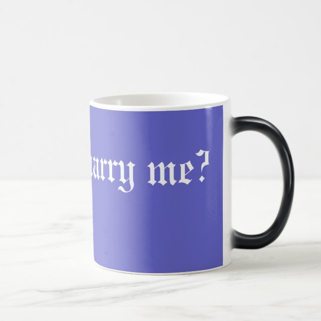 Mug Magic M'épouserez-vous ? Manière unique de sauter la (Droite)