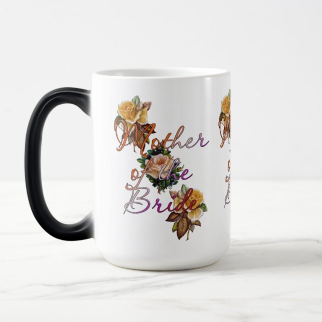 Mug Magic Mère De La Mariée Floral (Gauche)