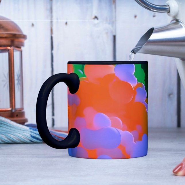 Mug Magic Merveilleux nuages orange et violet (Créateur téléchargé)