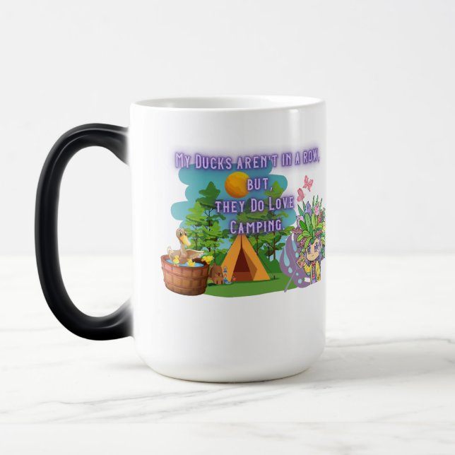 Mug Magic Mes canards sont dans une boue magique de rangée (Gauche)