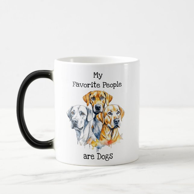 Mug Magic Mes gens préférés sont des chiens (Gauche)