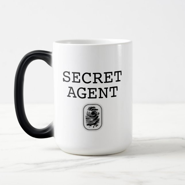 Mug Magic Message caché de l'agent secret (Gauche)