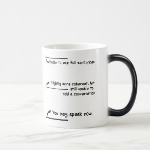 Mug Magic Mesures de niveau de caféine