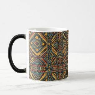 Mug Magic Métissant Cyan "Siècles" Elégance géométrique