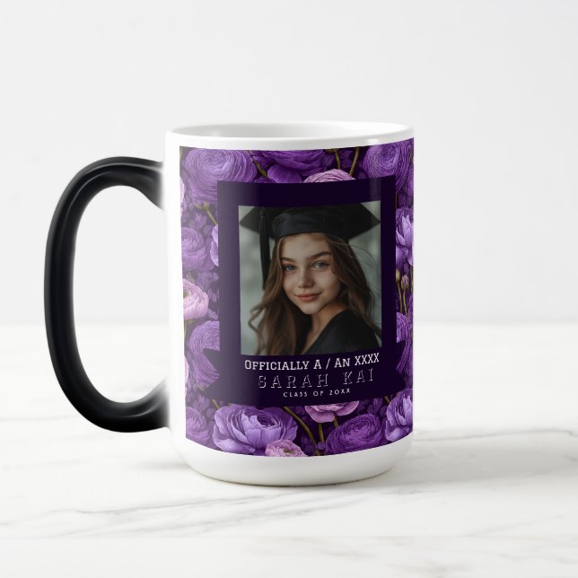 Mug Magic Mignon Motif Ranunculus Infirmière Certifiée (Gauche)
