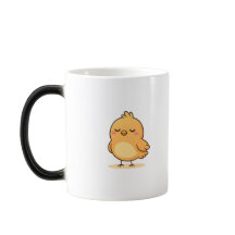 Mignon poussin endormi dessin animé minimaliste