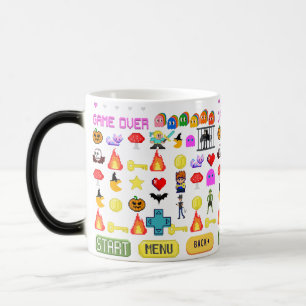 Mug Magic Mikitiez vidéo pixel halloween chauve-souris éffra