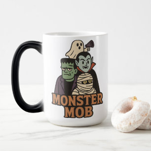 Mug Magic Mob de monstres Frankenstein Vampire Momie Fantôme