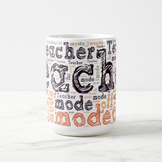 Mug Magic Mode Professeur Drôle Désactivé (Centre)