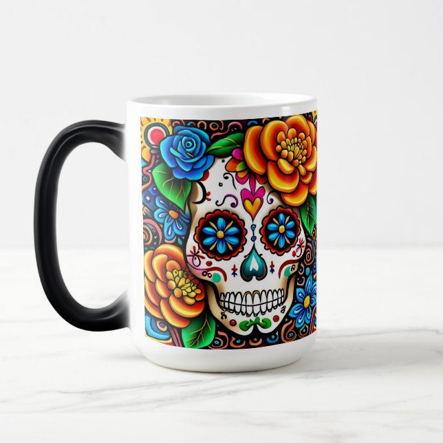Mug Magic Modèle crâne à sucre (Gauche)