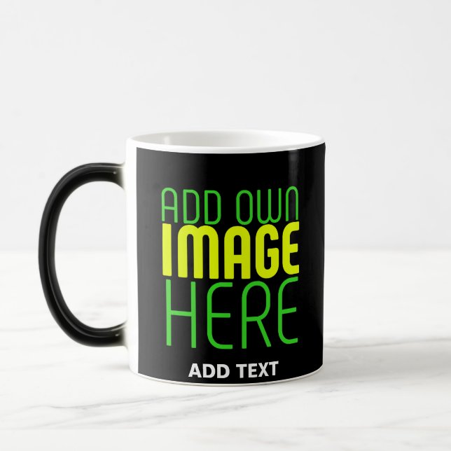 MUG MAGIC MODÈLE DE TEXTE D'IMAGE NOIRE SIMPLE ET MODERNE (Gauche)
