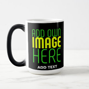 MUG MAGIC MODÈLE DE TEXTE D'IMAGE NOIRE SIMPLE ET MODERNE