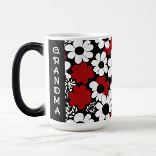 Mug Magic Modèle floral grand-mère personnalisé