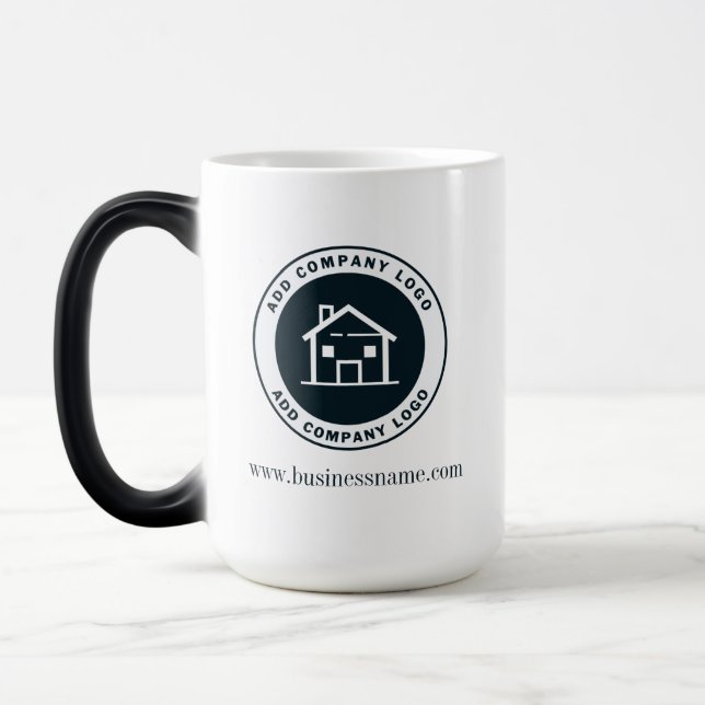 Mug Magic Modern Custom Business Logo Giveaway (Gauche)