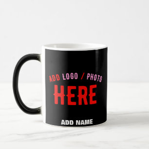 MUG MAGIC MODERNE ET MODERNE PERSONNALISABLE NOIR VÉRIFIÉ