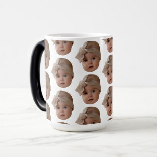 Mug Magic Moderne Personnalisé Visage drôle photo bébé visag