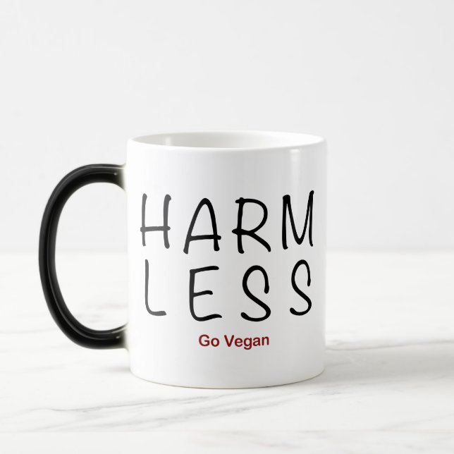 Mug Magic Moins de dommages - Go Vegan (Gauche)