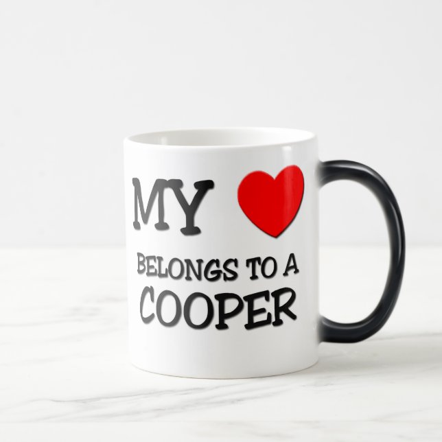 Mug Magic Mon coeur appartient à un TONNELIER (Droite)