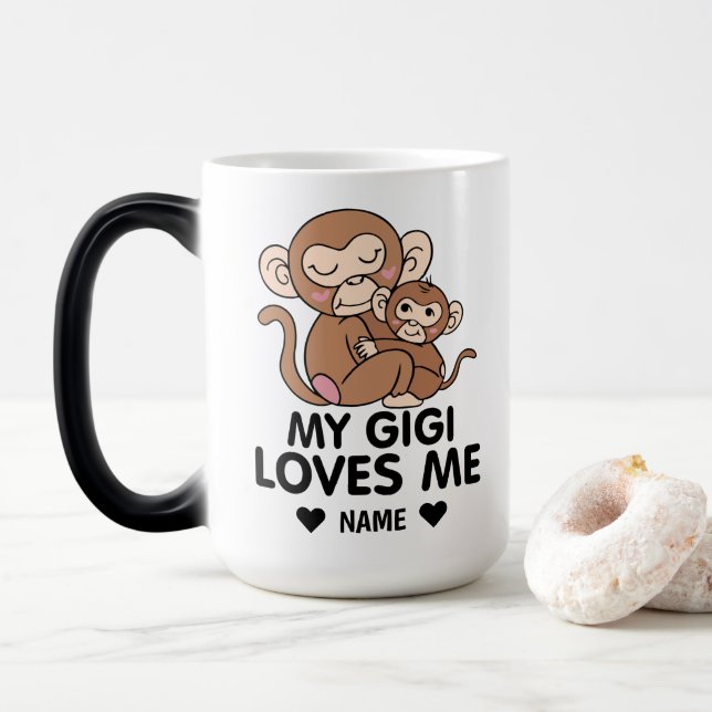 Mug Magic Mon Gigi m'aime (Avec donut)