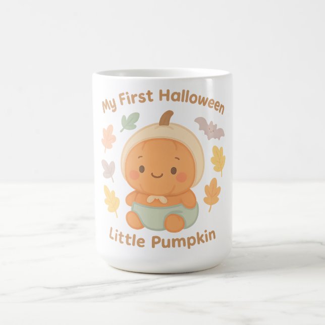 Mug Magic Mon premier Halloween Petit bébé citrouille étape  (Centre)