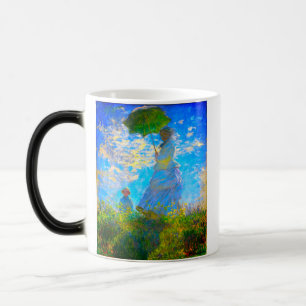 Mug Magic Monet Woman avec un parasol