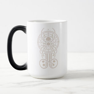 Mug Magic Monogramme gothique araignée