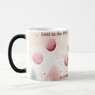 Mug Magic Monogramme minimaliste Pink Winter Forest Wonderla