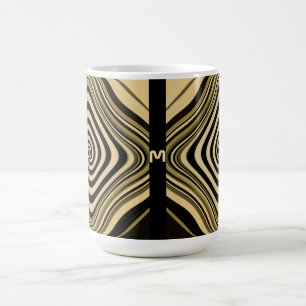 Mug Magic Monogramme psychédélique tourbillon Super art frac