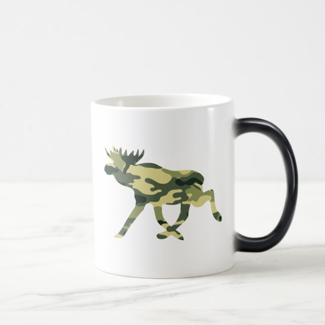 Mug Magic Moose / Elk Woodland Camouflage / Camo (Droite)