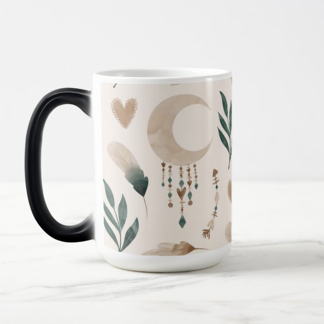 Mug Magic Morphage à motifs boho 15 oz (Gauche)