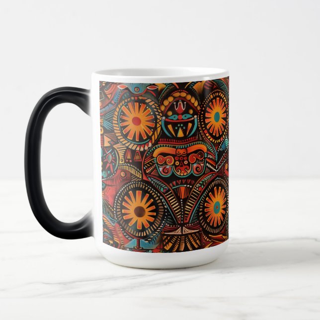 Mug Magic Morphin bleu charmant "empreinte historique intemp (Gauche)