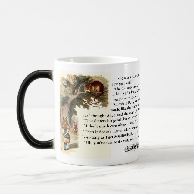 Mug Magic MORPHING : Chat de Cheshire (Gauche)