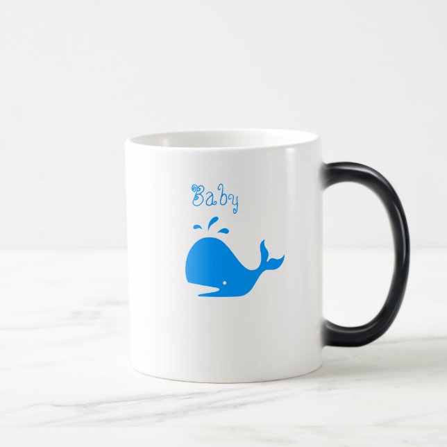 Mug Magic Morphing de baleine de bébé de style de (Droite)