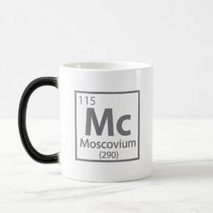 Mug Magic Moscovium - Tableau périodique scientifique russe