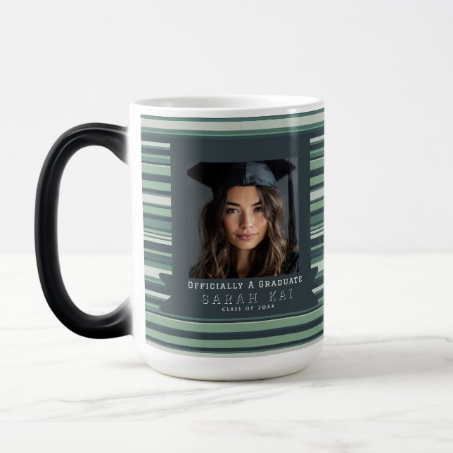 Mug Magic Motif à rayures gras Ami Grdauation (Gauche)