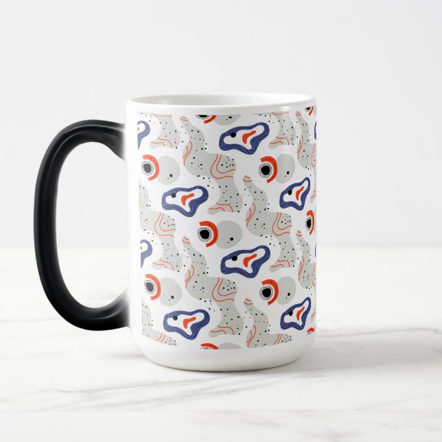 Mug Magic Motif Abstrait des tourbillons et des cercles (Gauche)