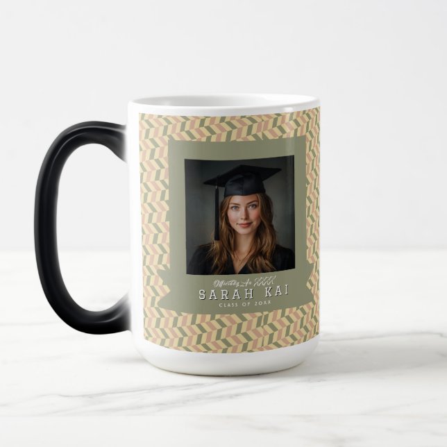 Mug Magic Motif Abstrait Gras Phd Diplômé (Gauche)