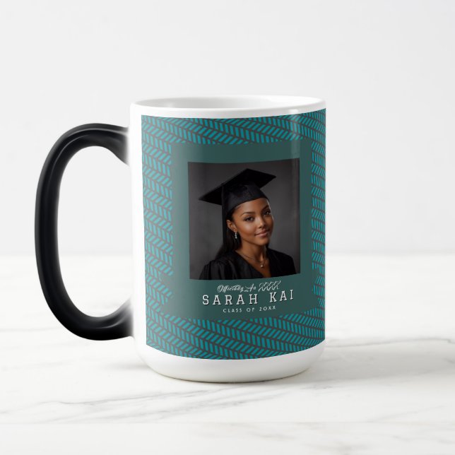 Mug Magic Motif Abstrait Unique Diplôme Doctorat (Gauche)