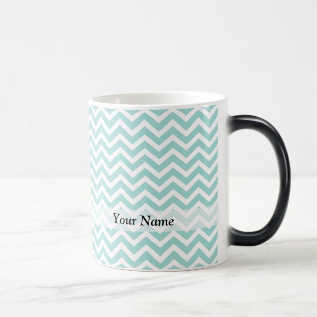 Mug Magic motif Aqua chevron (Droite)